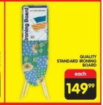 Shoprite Quality Standard Ironing Board offer