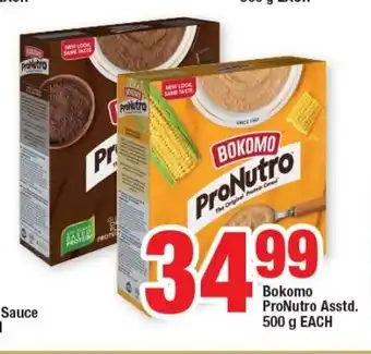 OK Foods Bokomo ProNutro Asstd 500g each offer