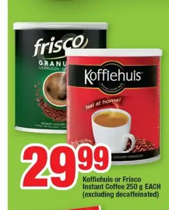 OK Foods Koffienhuis or Frisco Instant Coffee 250g each offer