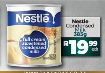 Take 'n Pay Nestle Condensed Milk 385g offer