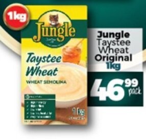 Take 'n Pay Jungle Taystee Wheat Original 1kg offer