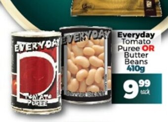 Take 'n Pay Everyday Tomato Puree or Butter Beans 410g offer