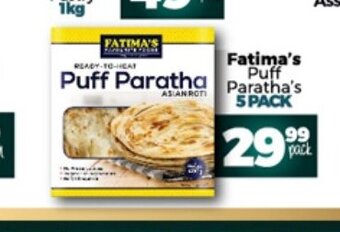 Take 'n Pay Fatima's Puff Paratha's 5 Pack offer
