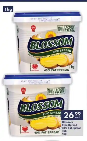 President Hyper Blossom Epic Spread 40% Fat Spread Tub 1kg offer