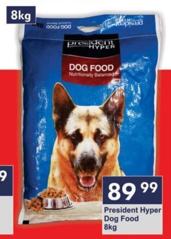 President Hyper President Hyper Dog Food 8kg offer