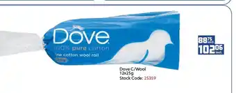 Africa Cash and Carry Dove C/Wool 12x25g offer