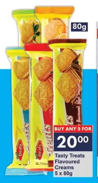 Tasty Treats Flavoured Creams 5 x 80g
