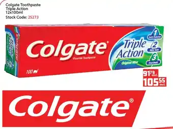 Africa Cash and Carry Colgate Toothpaste Triple Action 12x100ml offer