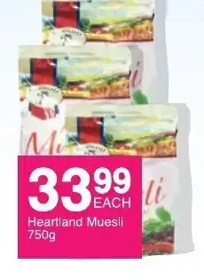 Save Heartland Muesli 750g offer