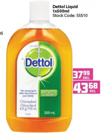 Africa Cash and Carry Dettol Liquid 1x500ml offer