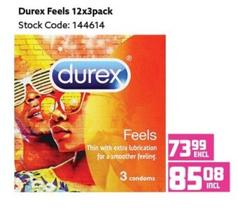 Africa Cash and Carry Durex Feels 12x3pack offer