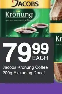 Save Jacobs Kronung Coffee 200g Excluding Decaf offer