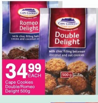 Cape Cookies Double/Romeo Delight 500g