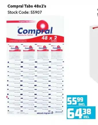 Africa Cash and Carry Compral Tabs 48x2's offer