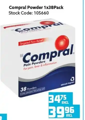 Africa Cash and Carry Compral Powder 1x38Pack offer