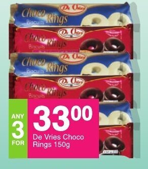 Save De Vries Choco Rings 150g offer