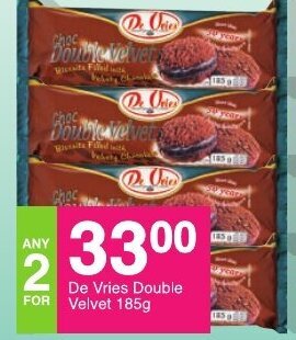 Save De Vries Double Velvet 185g offer