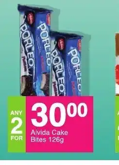 Save Alvida Cake Bites 126g offer