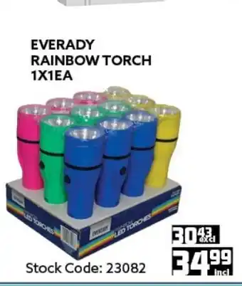 Africa Cash and Carry Everady Rainbow Torch 1x1ea offer