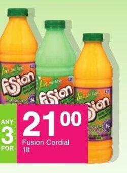 Save Fusion Cordial 1lt offer