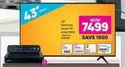 Game Samsung 43" Smart TV 43AU7000 offer