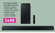 Game Samsung 2.1 Channel 410W Soundbar HW-A550 offer