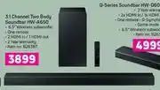 Game Samsung 3.1 Channel Two Body Soundbar HW-A650 offer