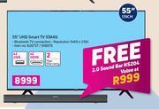 Game Hisense 55" UHD Smart TV 55A6G offer