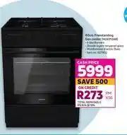 Game Hisense 60cm Freestanding Gas Cooker HC63112AB offer