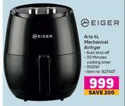 Meiger Aria 4L Mechanical Airfryer