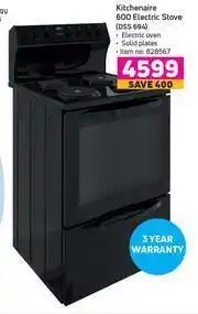 Game Defy Kitchenaire 600 Electric Stove DSS 694 offer