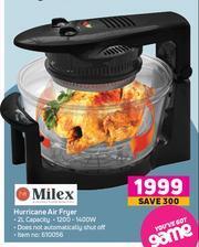 Game Milex Hurricane Air Fryer offer