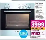 Game Bosch Under Counter Multifunction Oven offer