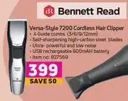 Game Bennett Read Versa Style 7200 Cordless Hair Clipper offer