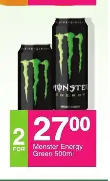 Save Monster Energy Green 500ml offer