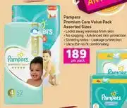 Game Pampers Premium Care value Pack (Assorted Sizes)-Per Pack offer