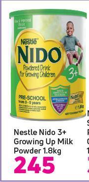 Game Nestle Nido 3+ Growing Up Milk Powder-1.8kg offer