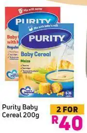 Game Purity Baby Cereal-For 2 x 200g offer