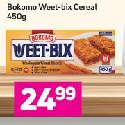 Game Bokomo Weet Bix Cereal-450g offer