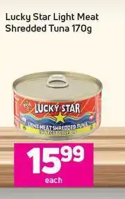 Game Lucky Star Light Meat Shredded Tuna-170g Each offer