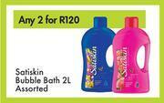 Game Satiskin Bubble Bath Assorted-For Any 2 x 2L offer