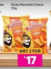 Game Simba Munchies Cheese-For Any 2 x 110g offer