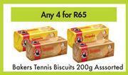 Game Bakers Tennis Biscuits Assorted-For Any 4 x 200g offer