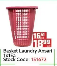 Africa Cash and Carry Basket Laundry Ansari 1x1ea offer