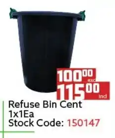 Africa Cash and Carry Refuse Bin Cent 1x1ea offer
