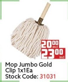 Mop Jumbo Gold Clip 1x1ea