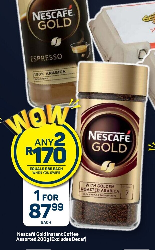 Nescafé Gold Instant Coffee Assorted 2 x 200g offer at Pick n Pay