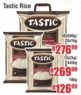 Devland Cash And Carry Tastic Rice 40 x 500g/ 20x1kg offer