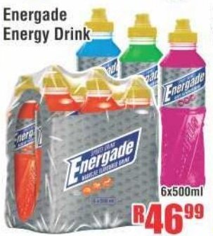 Devland Cash And Carry Energade Energy Drink 6x500ml offer
