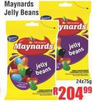 Devland Cash And Carry Maynards Jelly Beans 24x75g offer